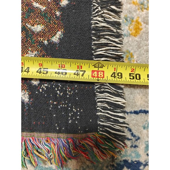 Vintage The Rug Barn Angel Tapestry Woven Throw Blanket 60x48 - Picture 5 of 8